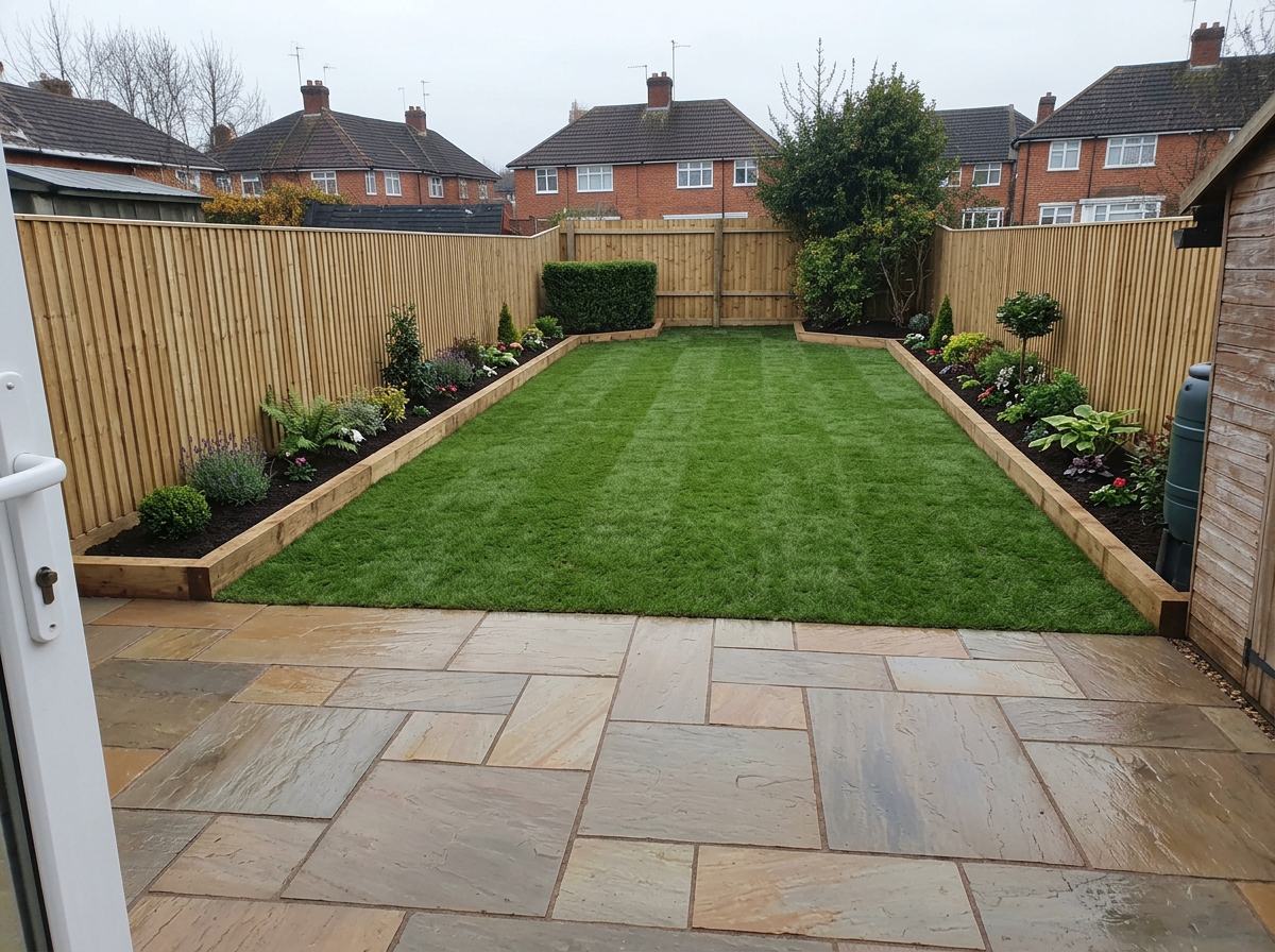 Garden redesign — after