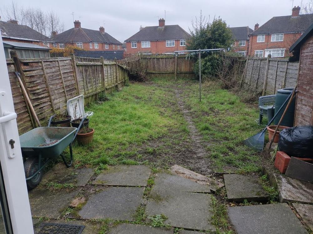 Garden redesign — before